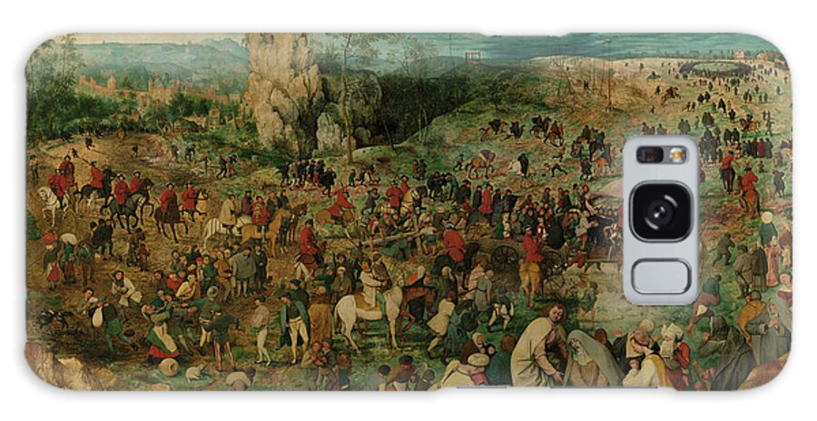 Pieter Bruegel The Elder Galaxy Case featuring the painting The Procession to Calvary, 1564 by Pieter Bruegel the Elder