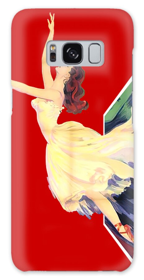Red Galaxy Case featuring the mixed media ''The Red Shoes'', 1948 - 3d movie poster by Movie World Posters