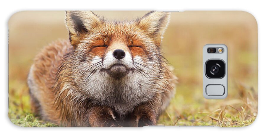 Fox Galaxy Case featuring the photograph The Smiling Fox by Roeselien Raimond