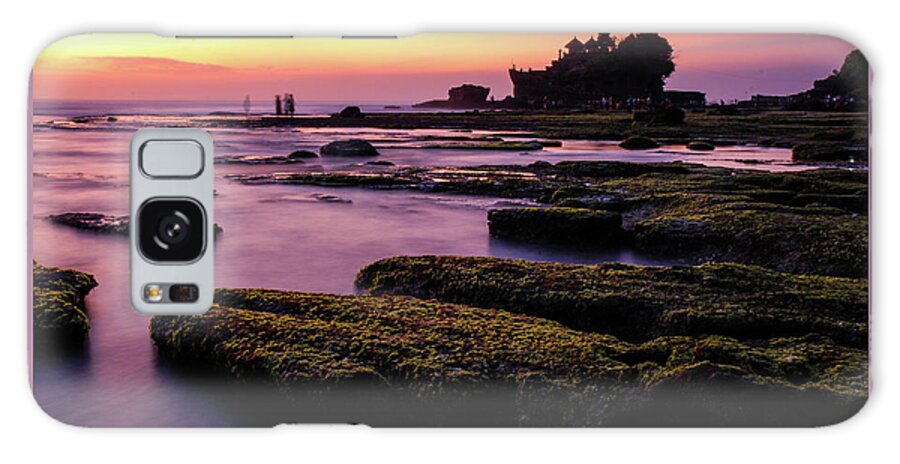 Tanah Lot Galaxy Case featuring the photograph The Temple By The Sea - Tanah Lot Sunset, Bali by Earth And Spirit