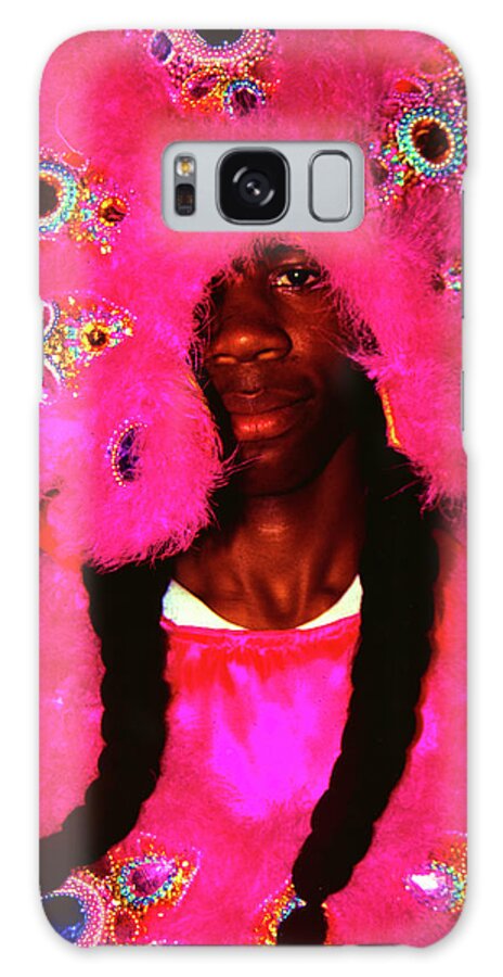 Mardi Gras Galaxy Case featuring the photograph The Spy Boy - Mardi Gras Black Indian Parade, New Orleans by Earth And Spirit