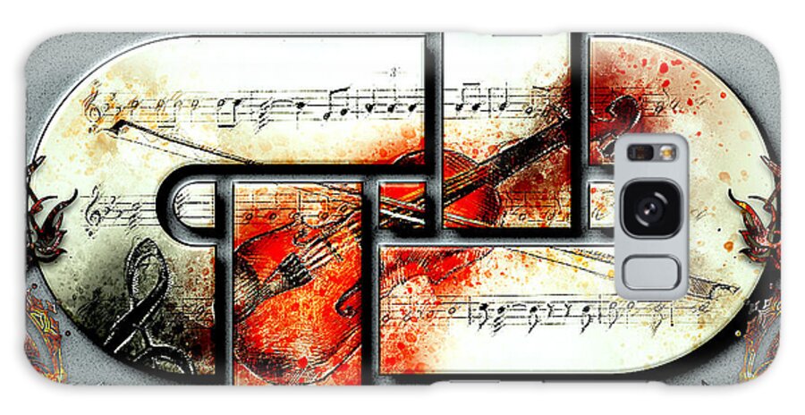 Stradivarius Galaxy Case featuring the digital art The Stradivarius by Michael Damiani