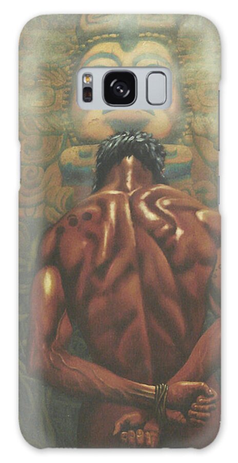 Maya Galaxy Case featuring the painting The Supplicant by Ken Kvamme