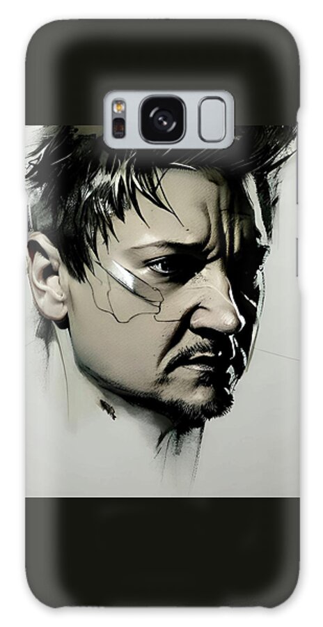 Jeremy Renner Galaxy Case featuring the digital art The Town - Jeremy Renner by Fred Larucci