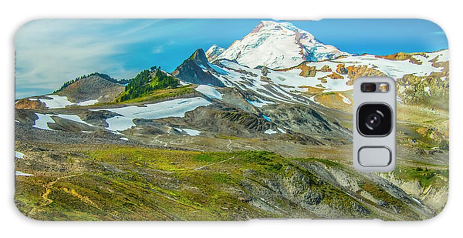 Mount Baker Galaxy Case featuring the photograph The Trail Beckons by Doug Scrima