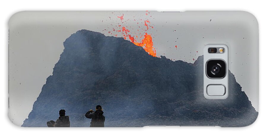 Volcano Galaxy Case featuring the photograph The visitors by Christopher Mathews