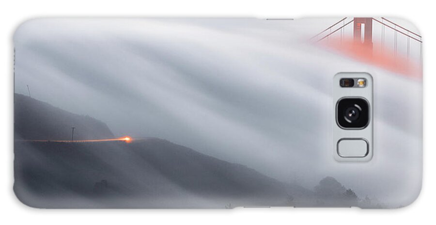 Rolling Fog Galaxy Case featuring the photograph The Wave by Erick Castellon