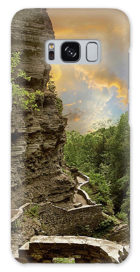 Nature Galaxy Case featuring the photograph The Winding Trail by Jessica Jenney