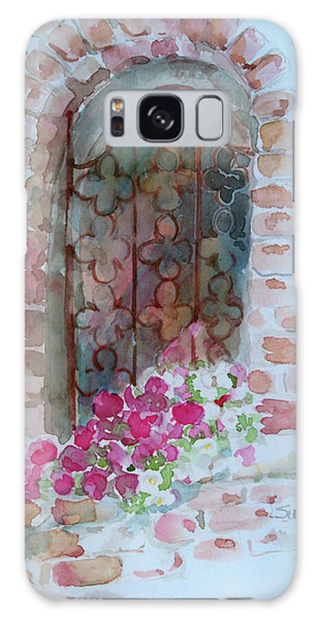 Window Box Galaxy Case featuring the painting The Window by Sue Kemp