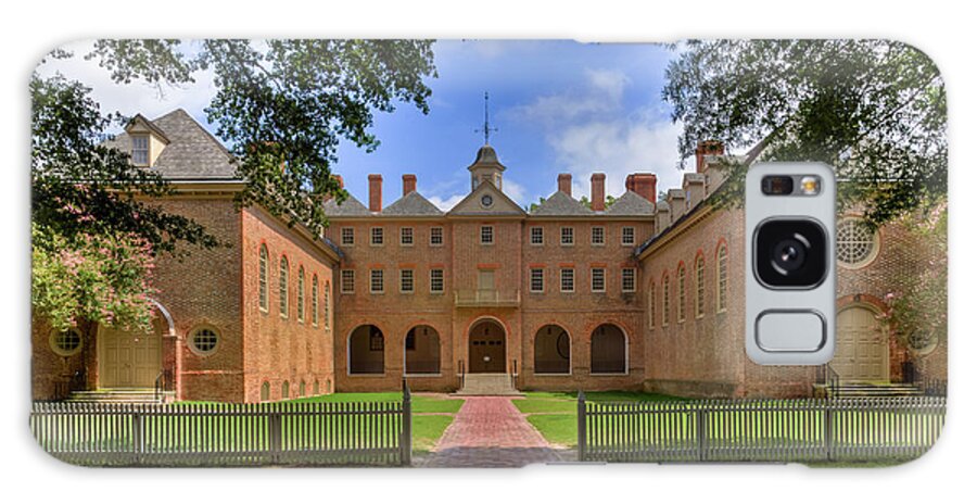 William & Mary Galaxy Case featuring the photograph The Wren Building at William and Mary by Jerry Gammon