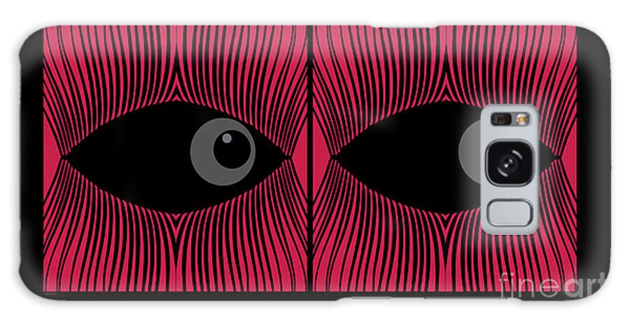 Eyes Galaxy Case featuring the digital art Their eyes by Mehran Akhzari