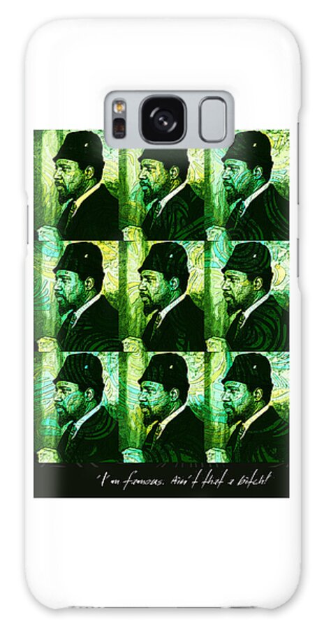 Thelonious Monk Galaxy Case featuring the digital art Thelonius Monk - Music Heroes Series by Movie Poster Boy