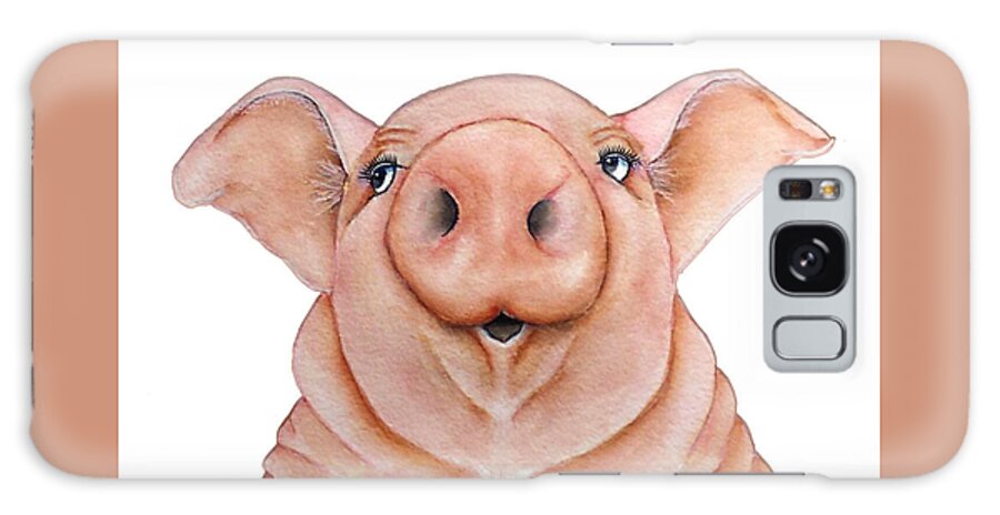 Pigs Galaxy Case featuring the painting This Little Piggy Went To.... by Kelly Mills