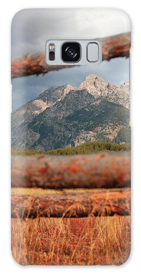 Mountain Galaxy Case featuring the photograph Through the Fence by Go and Flow Photos