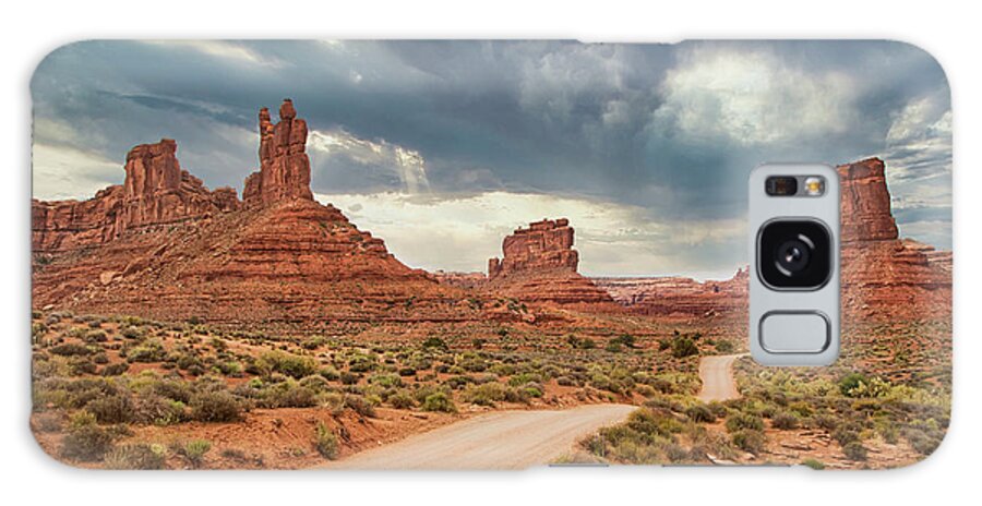 The Valley Of The Gods Galaxy Case featuring the photograph Through The Valley Of The Gods by Jurgen Lorenzen