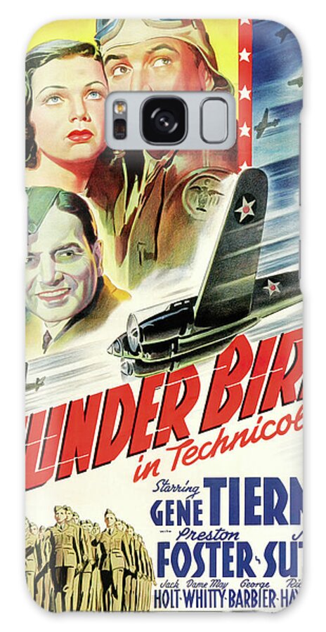 Thunder Galaxy Case featuring the mixed media ''Thunder Birds'' - 1942 by Movie World Posters