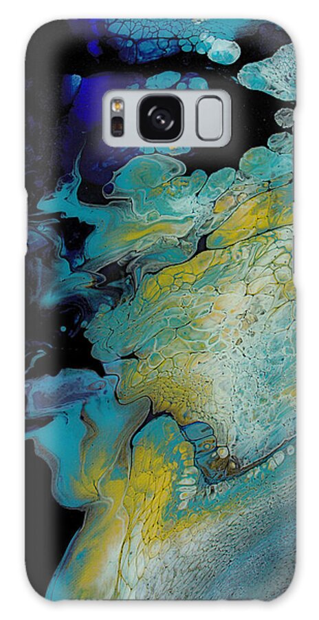 Tidal Galaxy S8 Case featuring the painting Tidal by Allison Fox
