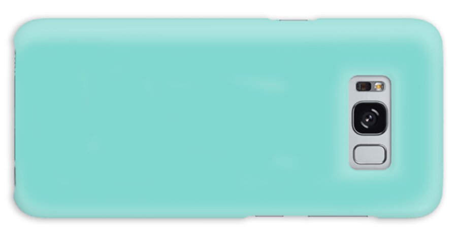 Tiffany Blue Galaxy Case featuring the digital art Tiffany Blue by TintoDesigns
