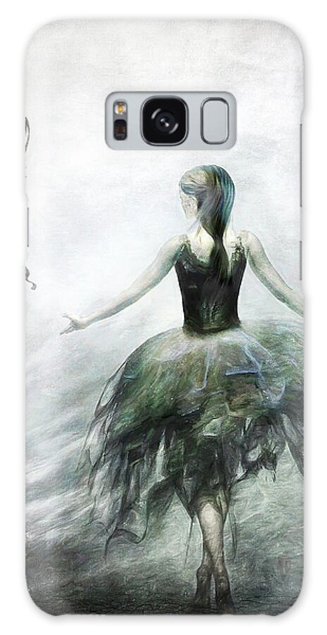 Ballet Galaxy Case featuring the digital art Time to let Go by Jacky Gerritsen
