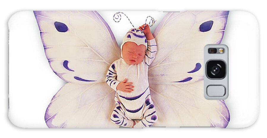 Butterfly Galaxy Case featuring the photograph Tiny Butterfly #4 by Anne Geddes