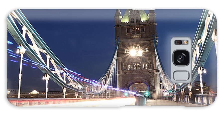 Sky Galaxy Case featuring the photograph Tower bridge in midnight by Vaclav Sonnek