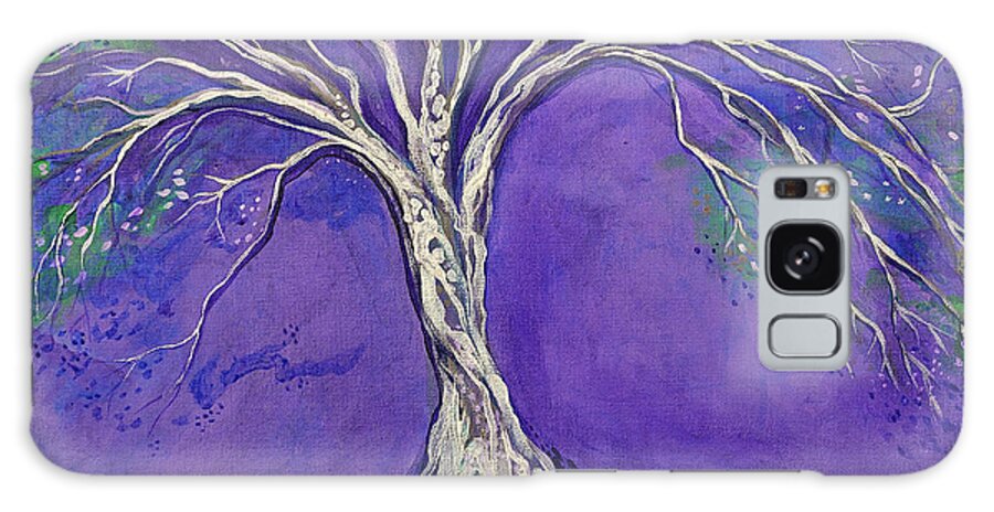 Tree Galaxy Case featuring the painting Transforming by Katherine Nutt