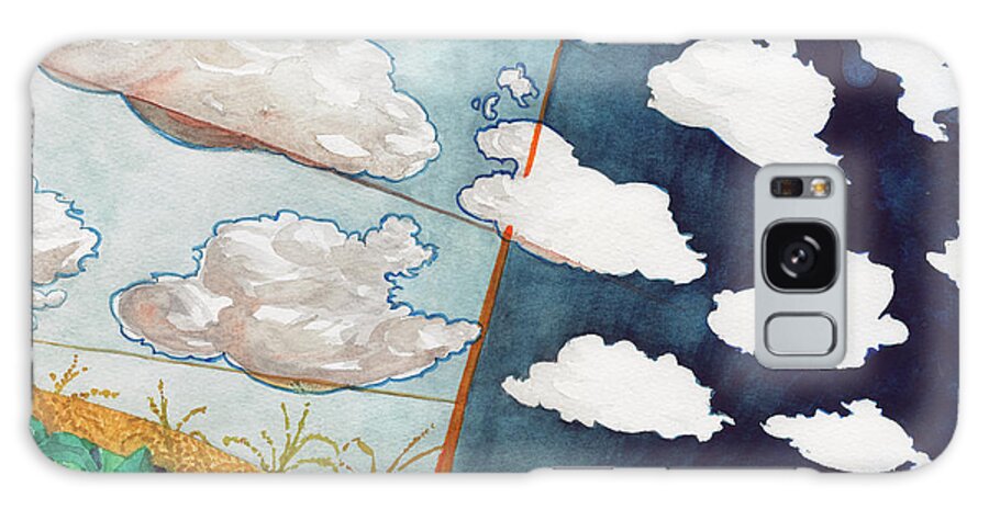 Clouds Galaxy Case featuring the painting Transposal by David Ralph