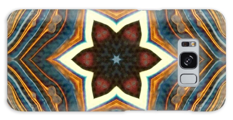 Pouring Galaxy Case featuring the digital art Travel Through Time - Kaleidoscope by Themayart