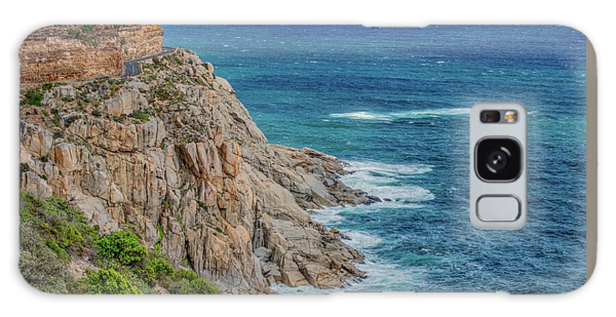 Capetown Galaxy S8 Case featuring the photograph Treacherous on Chapman's Peak Drive by Marcy Wielfaert