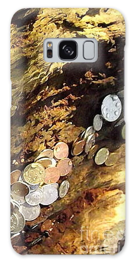 Old Coins Galaxy Case featuring the photograph Treasure Bark 4 by Denise Morgan