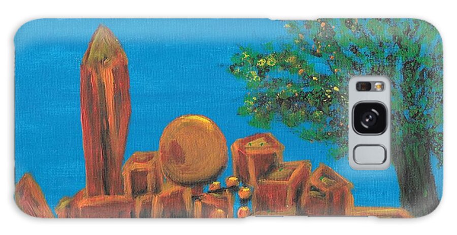 Gift Galaxy Case featuring the painting Treasure by Esoteric Gardens KN