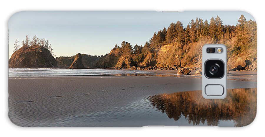 Humboldt Galaxy Case featuring the photograph Trinidad State Beach Low Tide Reflection by William Dunigan