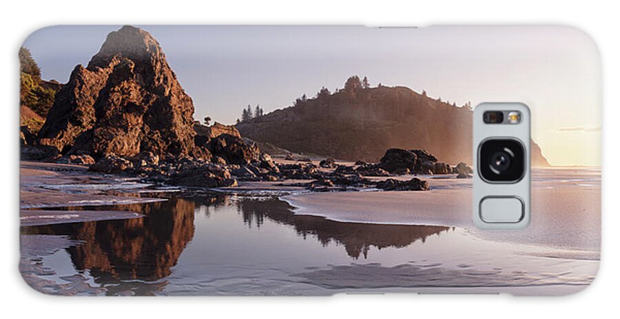 Humboldt Galaxy Case featuring the photograph Trinidad State Beach Reflection by William Dunigan