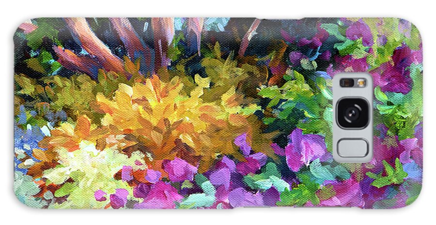 Colors Galaxy Case featuring the painting Tropical Colors by John Clark