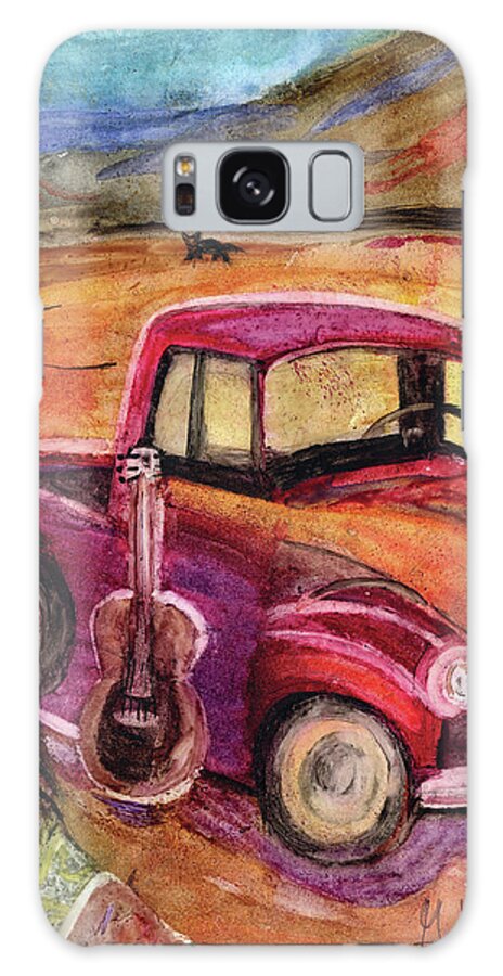 Southwest Galaxy Case featuring the painting Truck X Southwest by Genevieve Holland