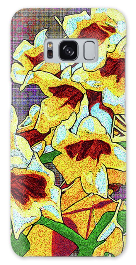 Macon Galaxy Case featuring the digital art Trumpet Flowers At Ocmulgee by Rod Whyte