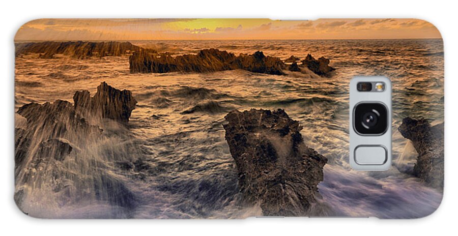 Seascape Galaxy Case featuring the photograph Troubled Waters by Montez Kerr