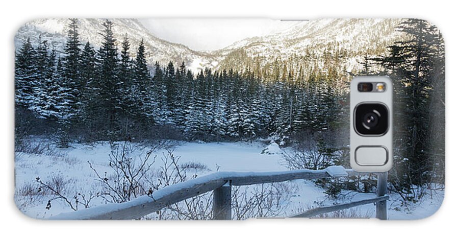 Blowing Snow Galaxy Case featuring the photograph Tuckerman Ravine - Mount Washington, White Mountains Winter by Erin Paul Donovan