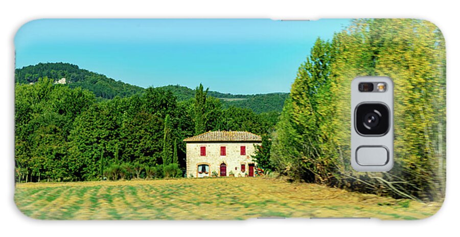 Tuscany Galaxy Case featuring the photograph Tuscan Villa by Marian Tagliarino