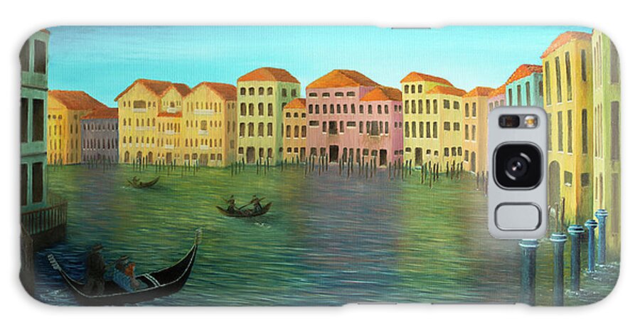 Venice Galaxy Case featuring the painting 'Twas Grande by Renee Logan