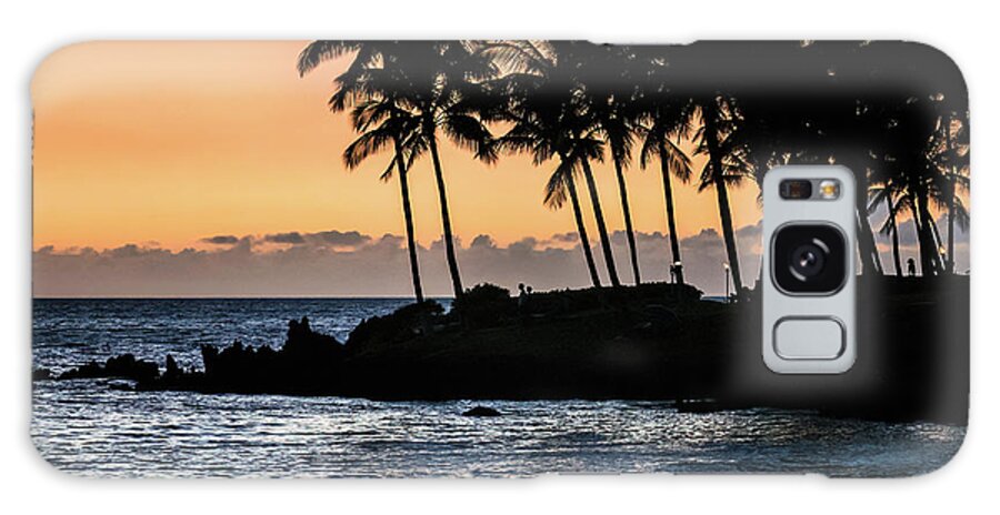 Waikoloa Galaxy Case featuring the photograph Twilight At Waikoloa by Al Andersen