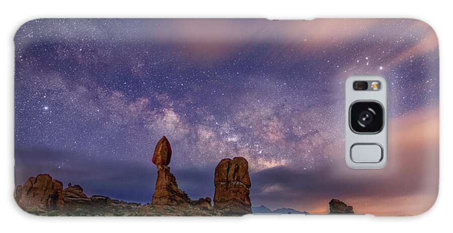 Night Galaxy Case featuring the photograph Twilight Milky Way by Dan Norris