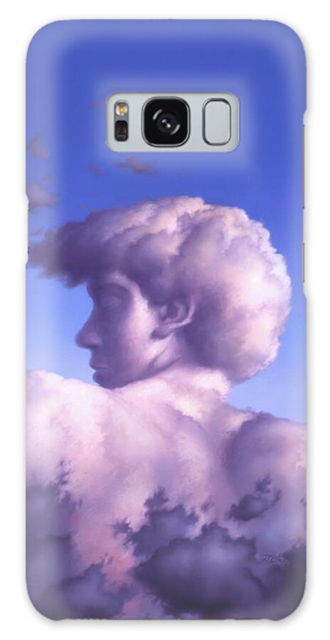 Clouds Galaxy Case featuring the painting Twilight Ode to Michelangelo by Jerry LoFaro