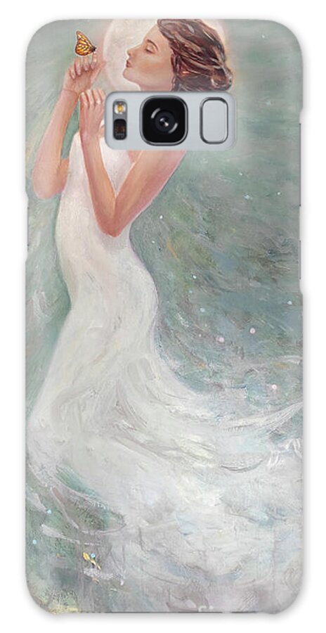 Fantasy Art Galaxy S8 Case featuring the painting Twilight Summer Dream by Michael Rock
