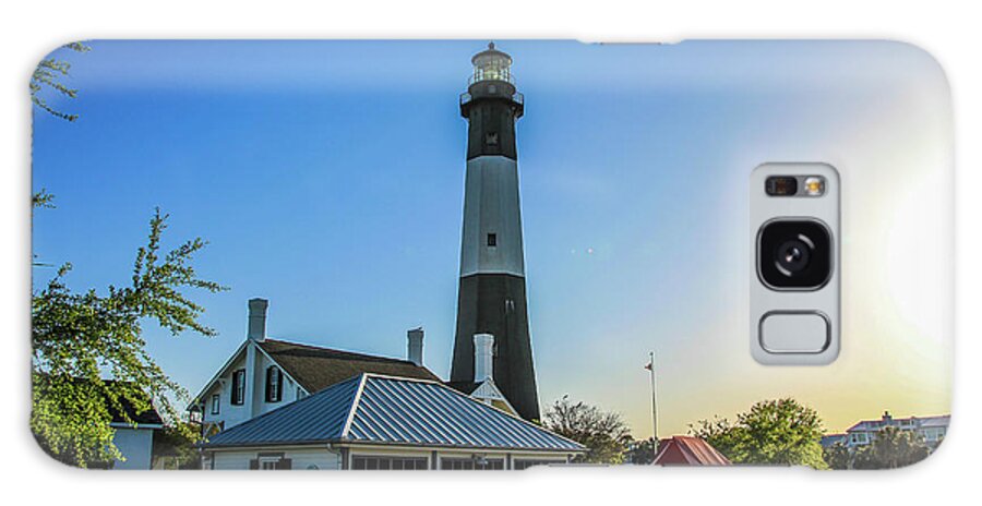 Lighthouse Galaxy Case featuring the photograph Tybee Island Lighthouse by Richie Parks