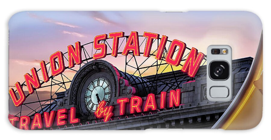 Union Station Galaxy Case featuring the photograph Union Station Denver Colorado - Square Format by Gregory Ballos