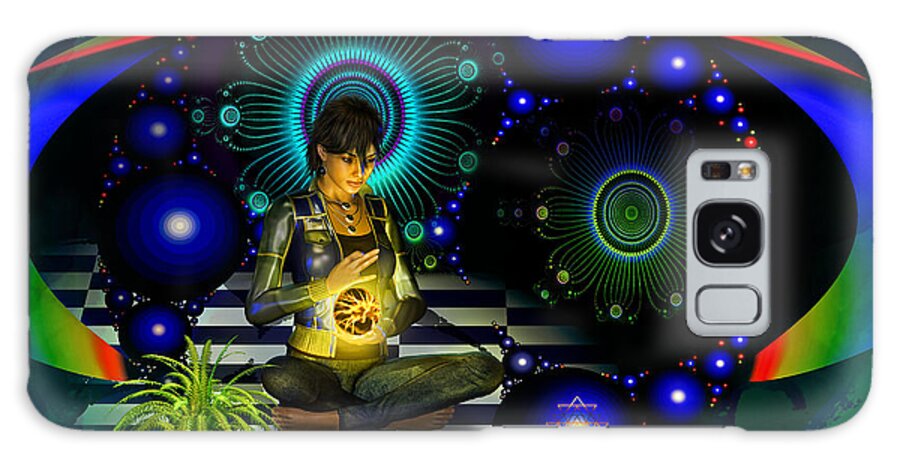 Universe Galaxy Case featuring the digital art Universe X by Shadowlea Is