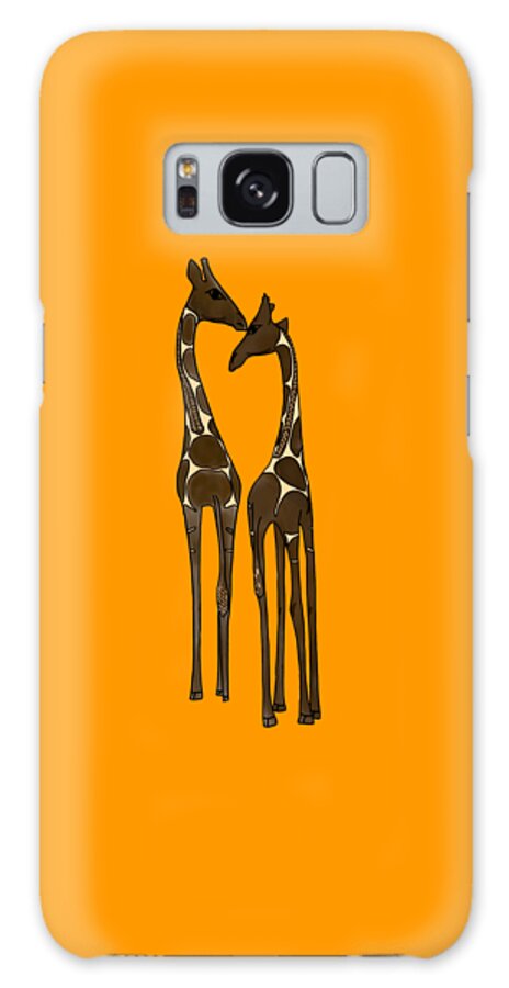 Giraffe Galaxy Case featuring the digital art Upendo by Aanya's Art 4 Earth