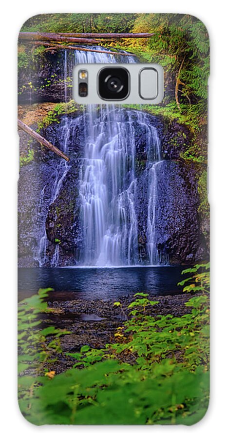 Upper Galaxy Case featuring the photograph Upper North Falls by Thomas Hall