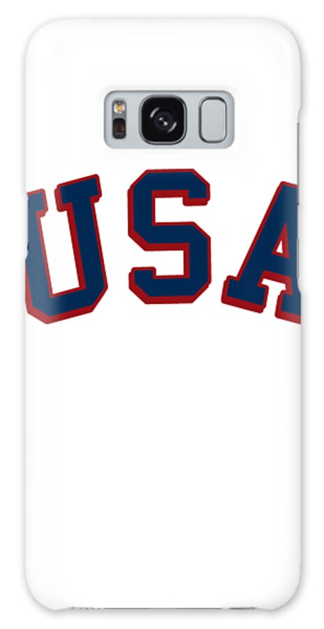 Usa Galaxy Case featuring the digital art USA America 4th of July by Flippin Sweet Gear